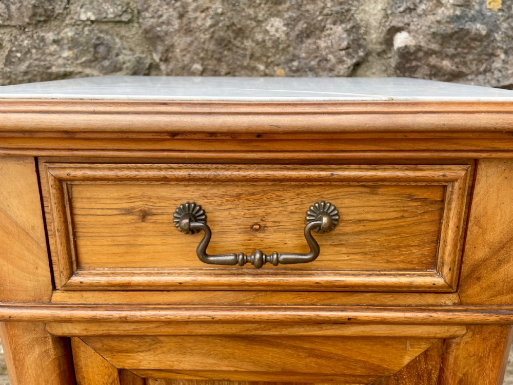 Antique French Marble Topped Pot Cupboard View VII