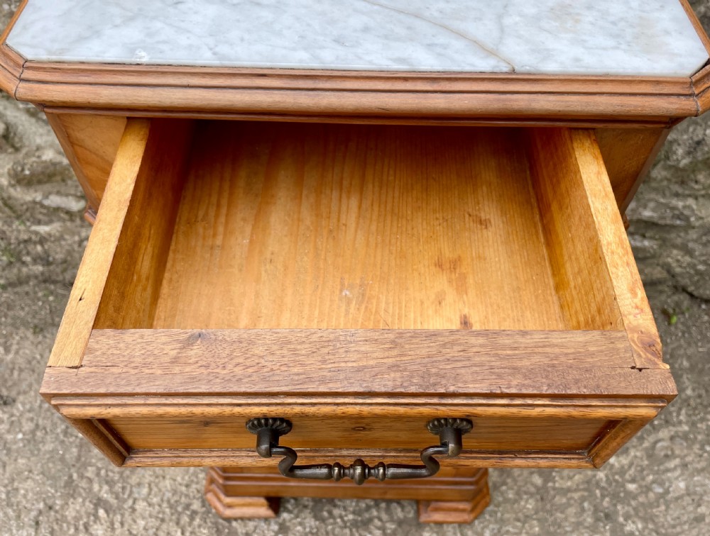 Antique French Marble Topped Pot Cupboard View VIII