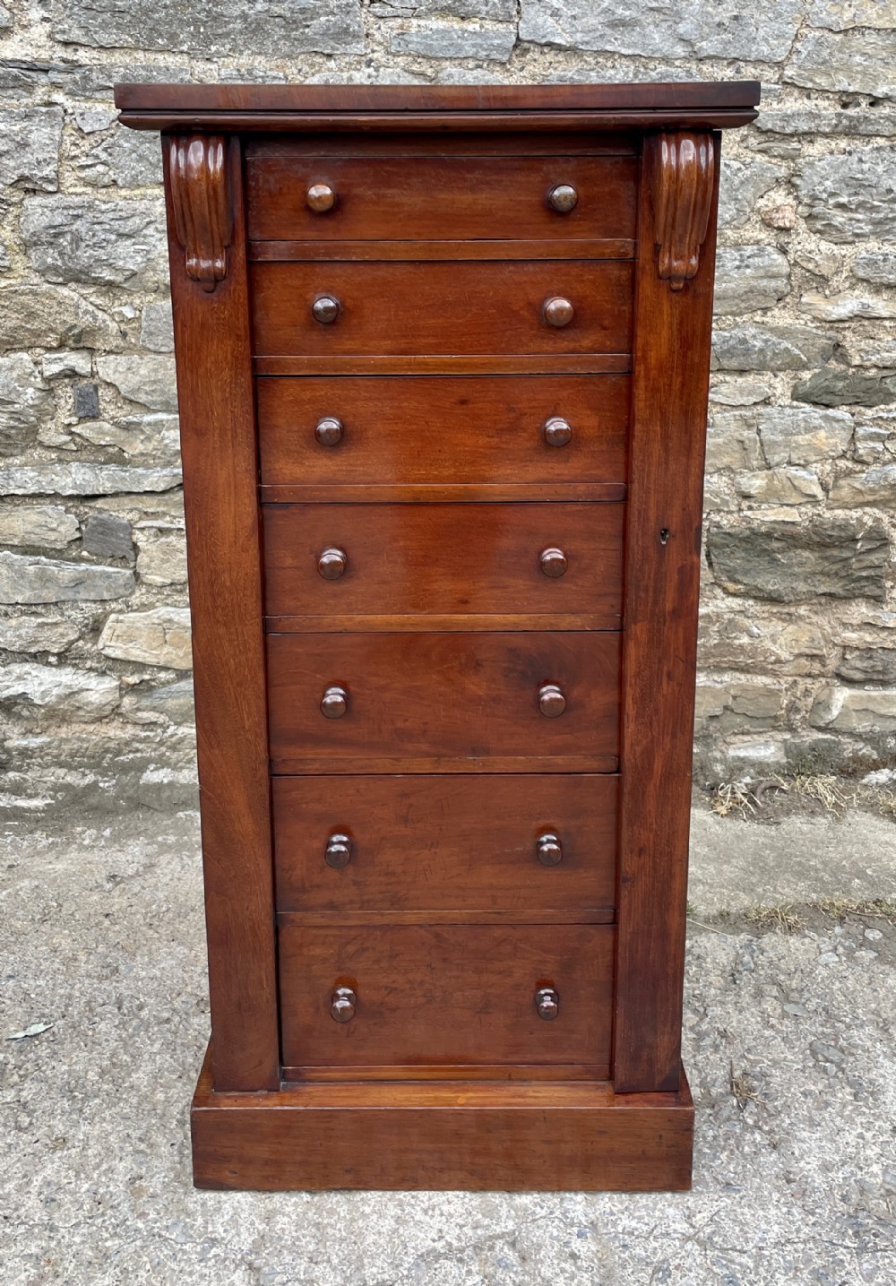 Victorian Mahogany Wellington Chest