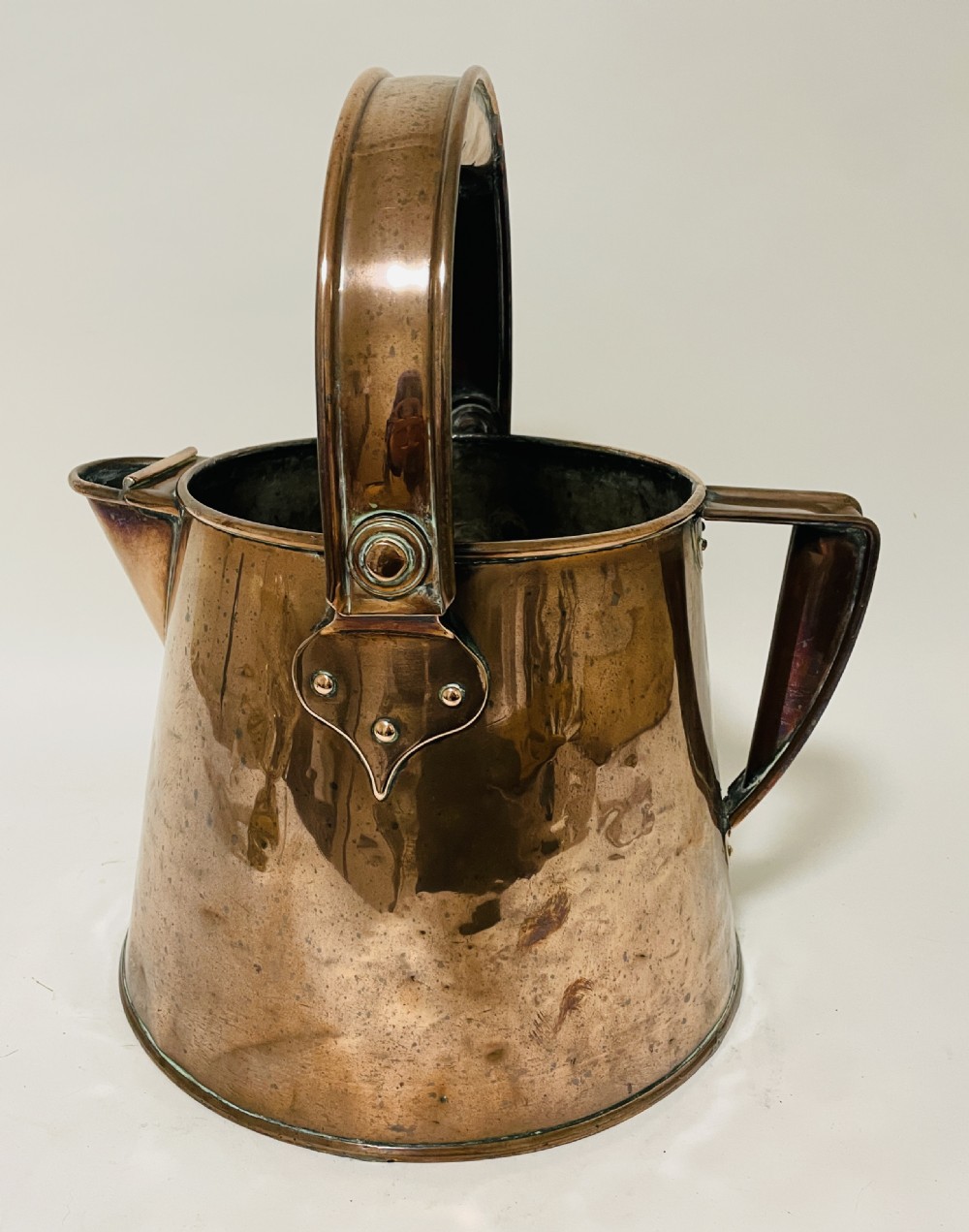 Antique Copper Milk Pail View III