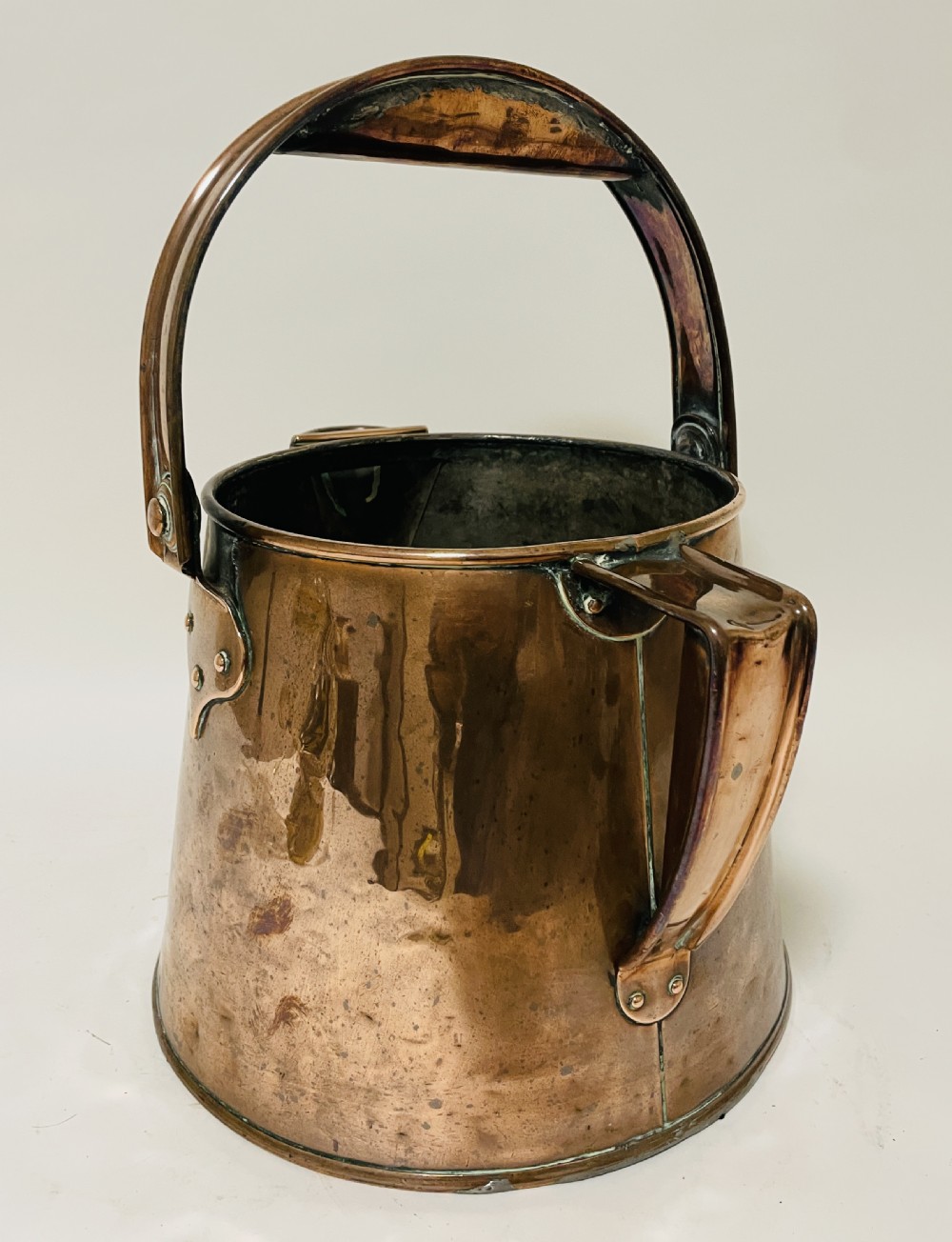 Antique Copper Milk Pail View IV