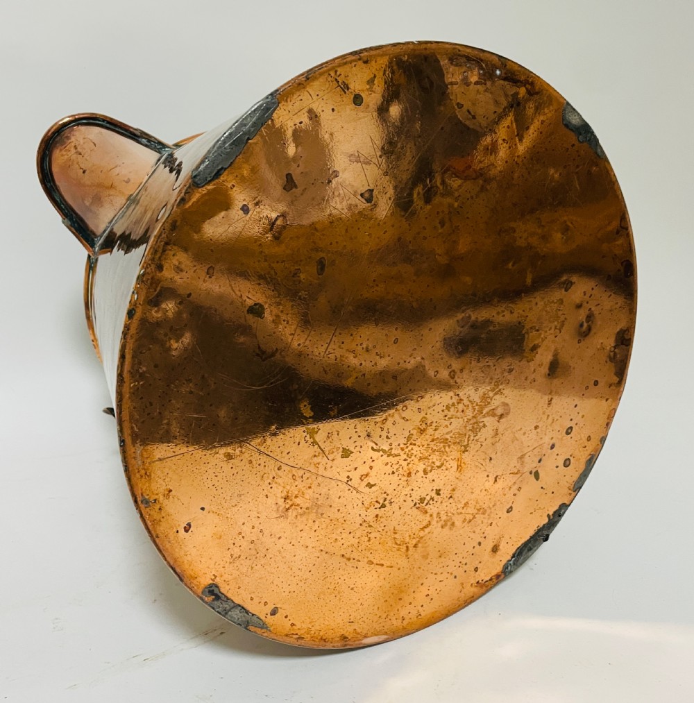 Antique Copper Milk Pail View XII