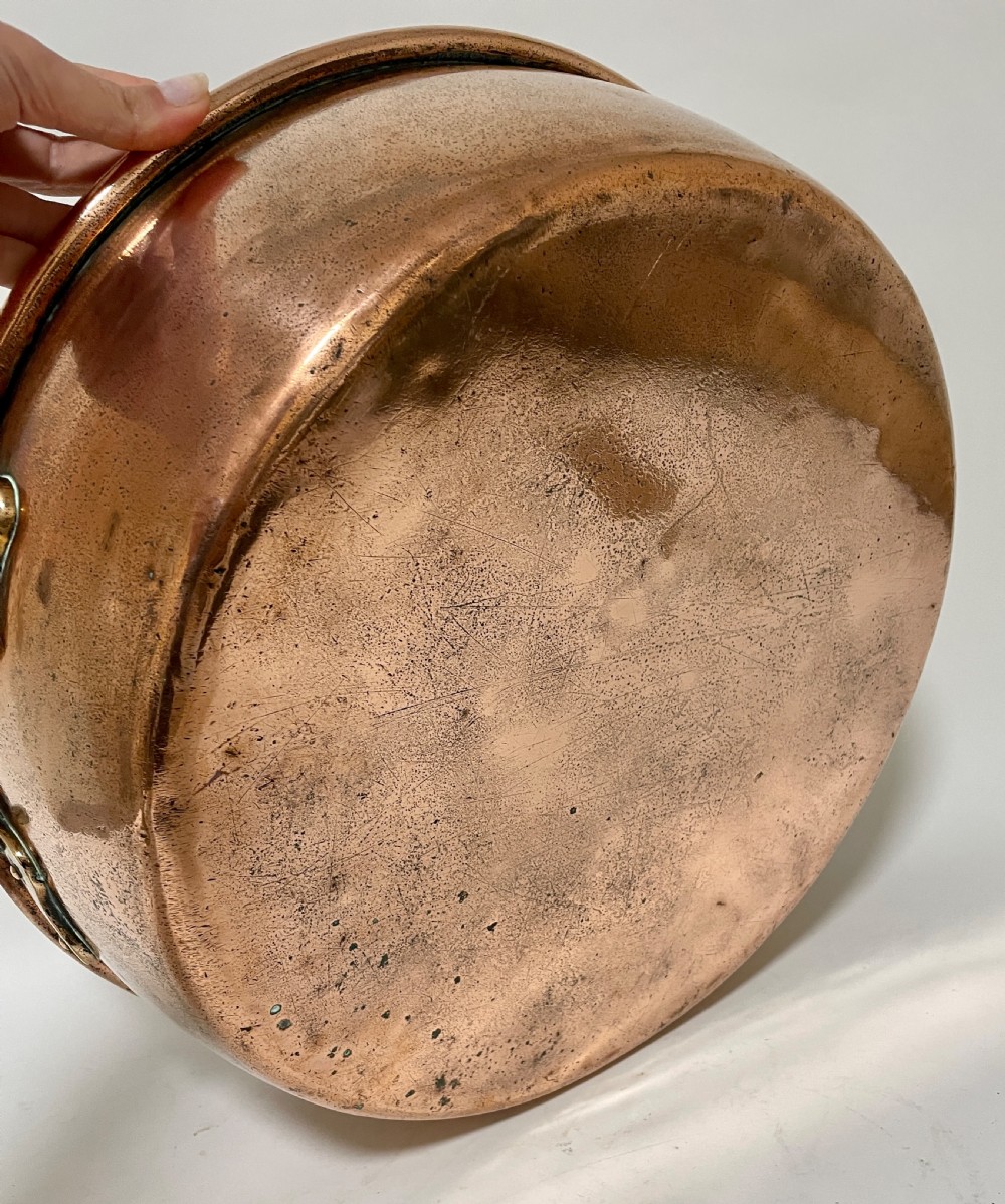 Large Victorian Copper Jam Pan View VIII