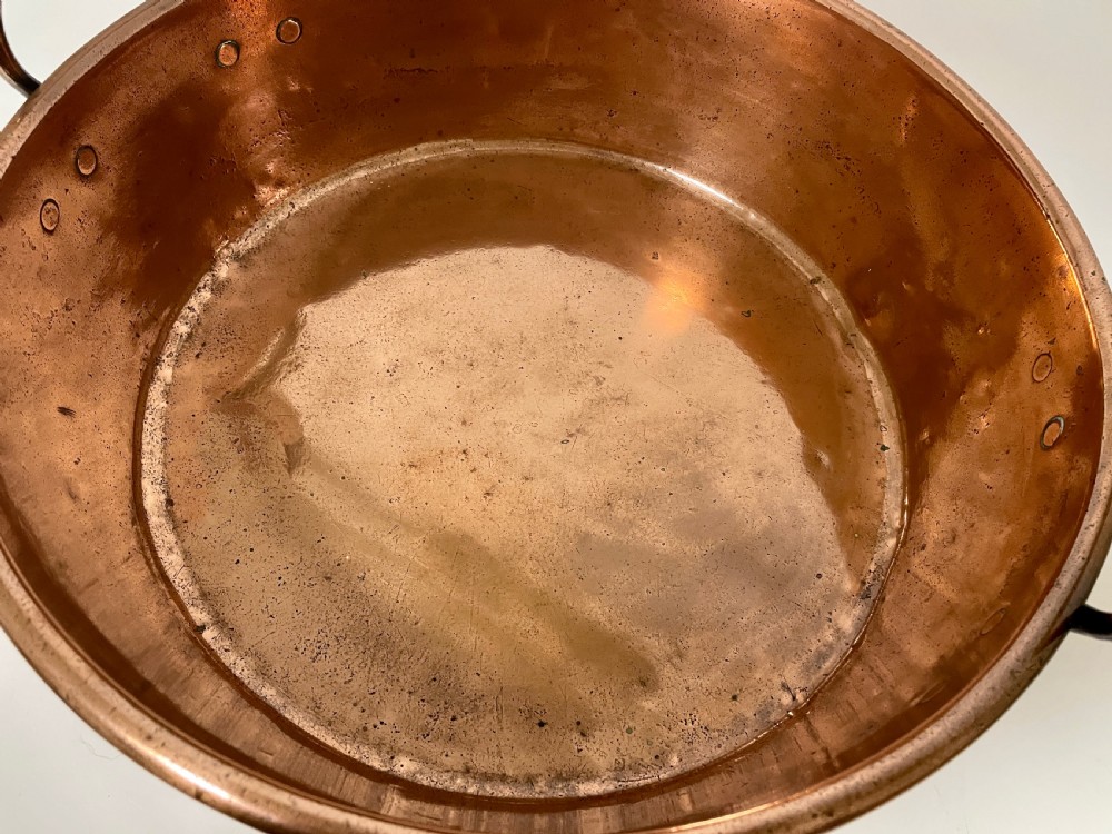 Large Victorian Copper Jam Pan View IX