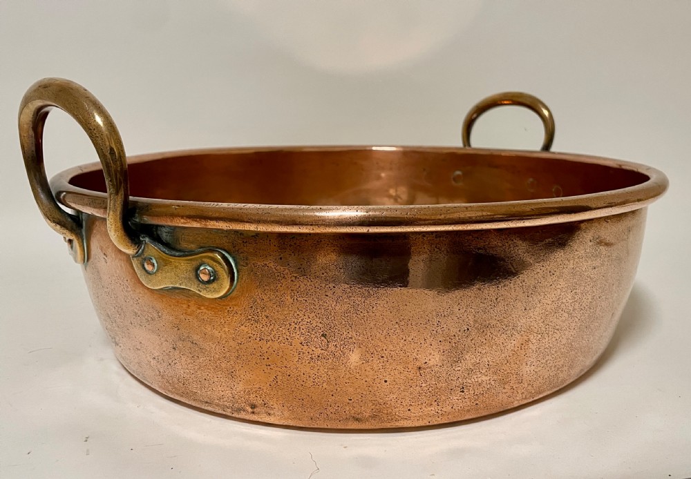 Large Victorian Copper Jam Pan View XI