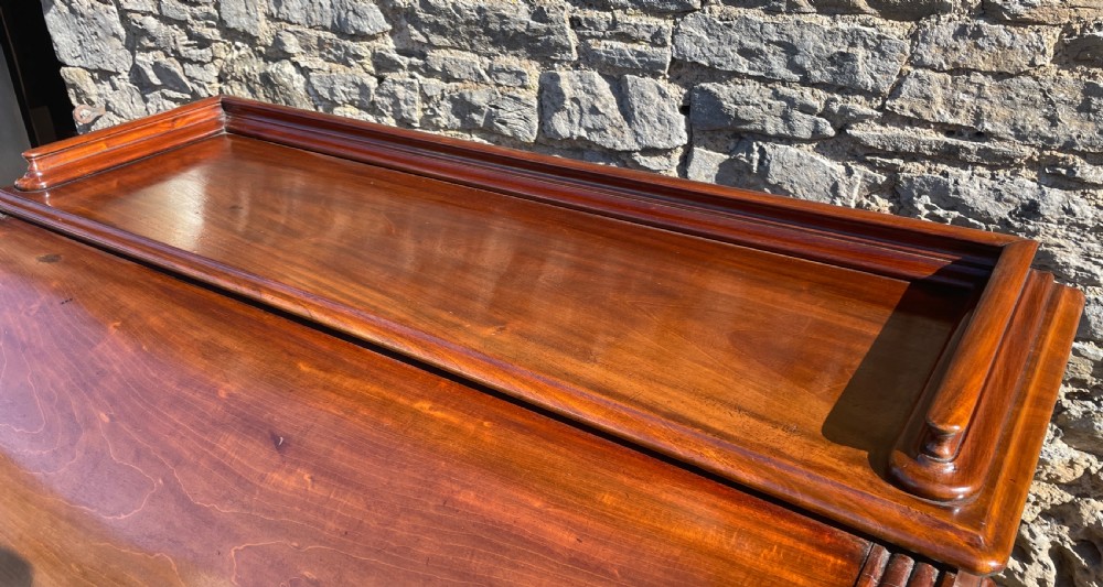 Victorian Mahogany Cylinder Roll Top Desk View VIII