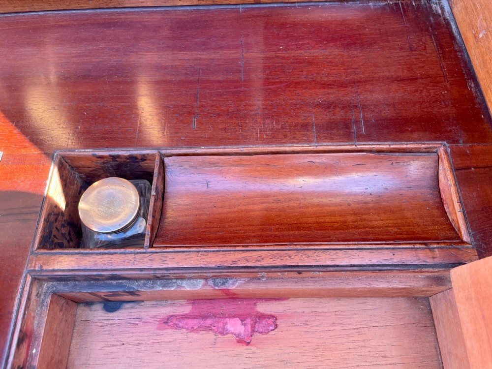 Victorian Mahogany Cylinder Roll Top Desk View XVII