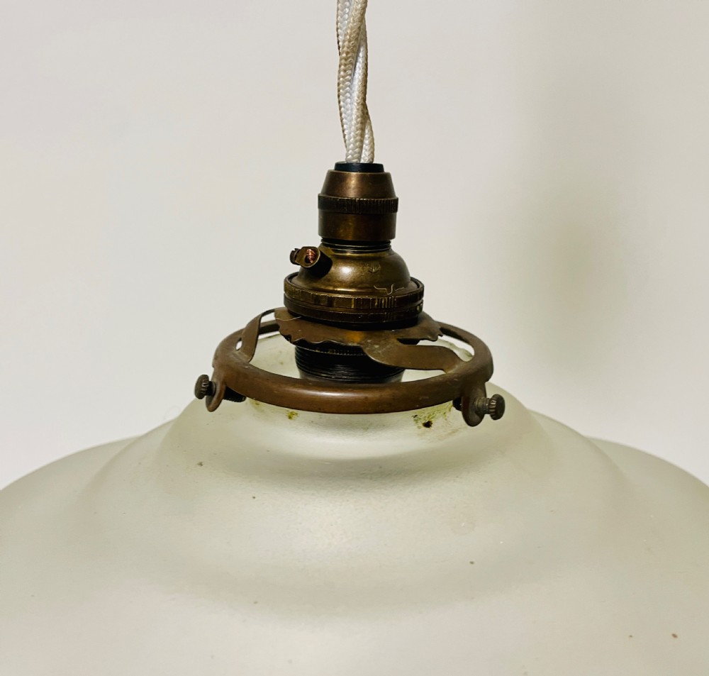 Antique French Rise and Fall Lamp View III