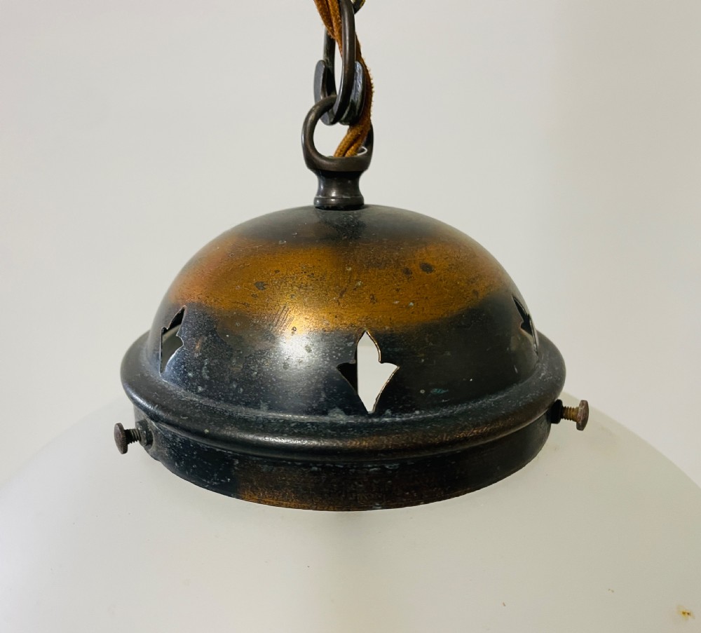 Antique Glass Pendant With Copper Gallery View IV