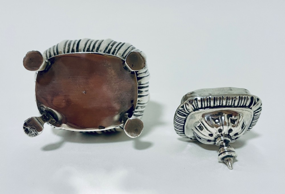 Antique Solid Silver Pepper Pot View XV