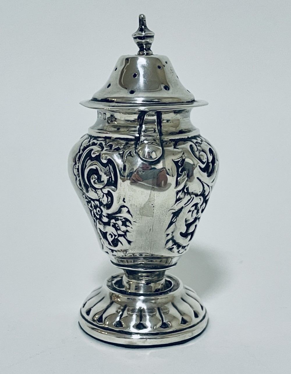 Antique Silver Pepper Pot