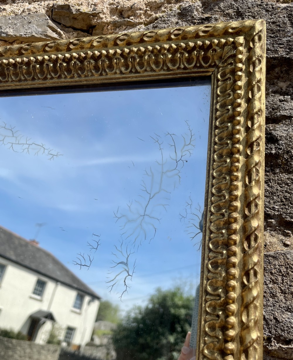 Large Antique Giltwood Mirror View VII