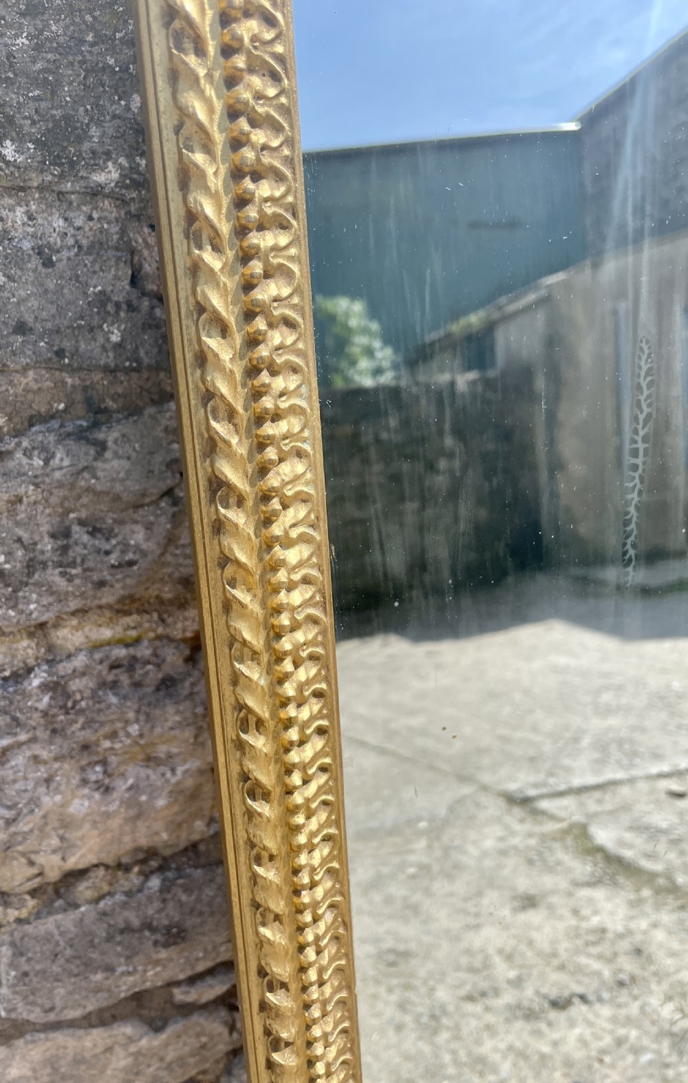 Large Antique Giltwood Mirror View VIII