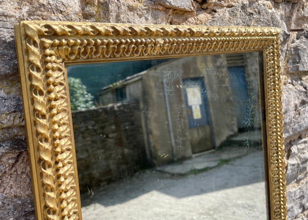 Large Antique Giltwood Mirror View XIII