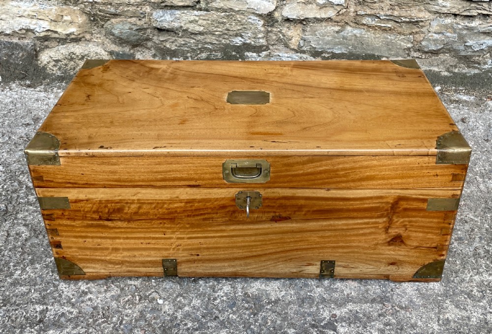 Antique Camphor Military Box
