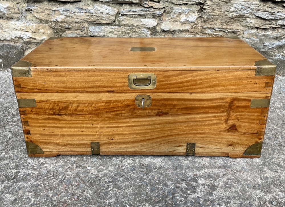 Antique Camphor Military Box View II