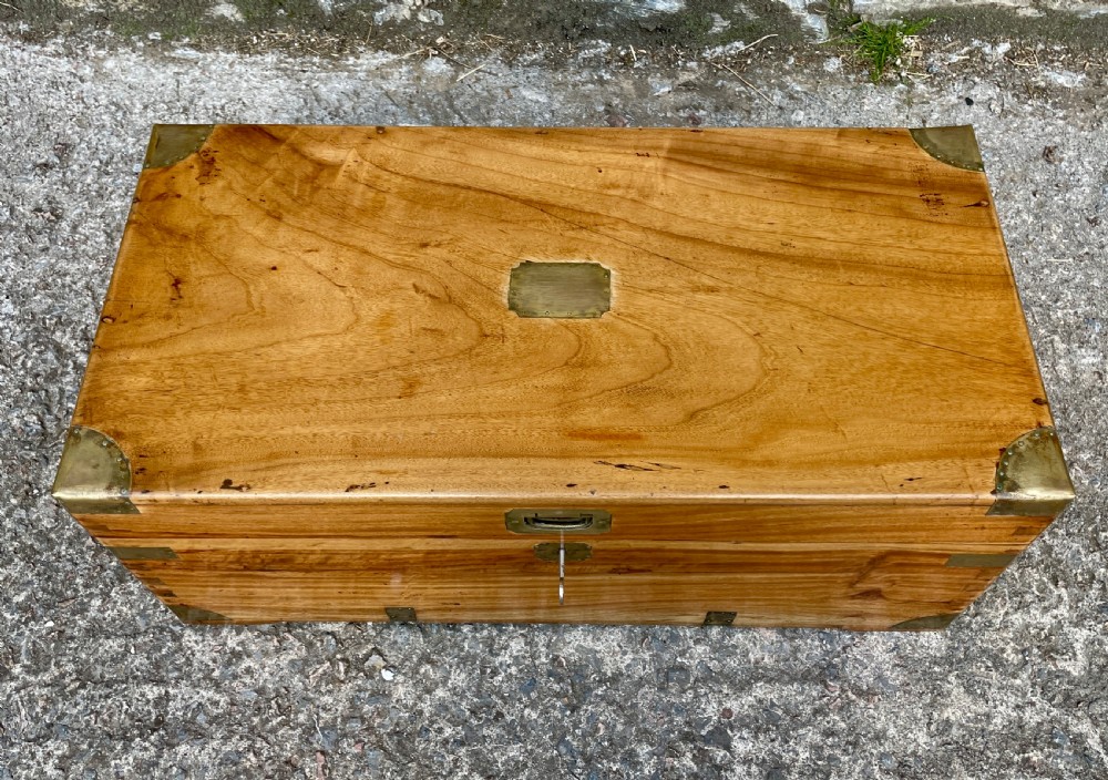 Antique Camphor Military Box View III