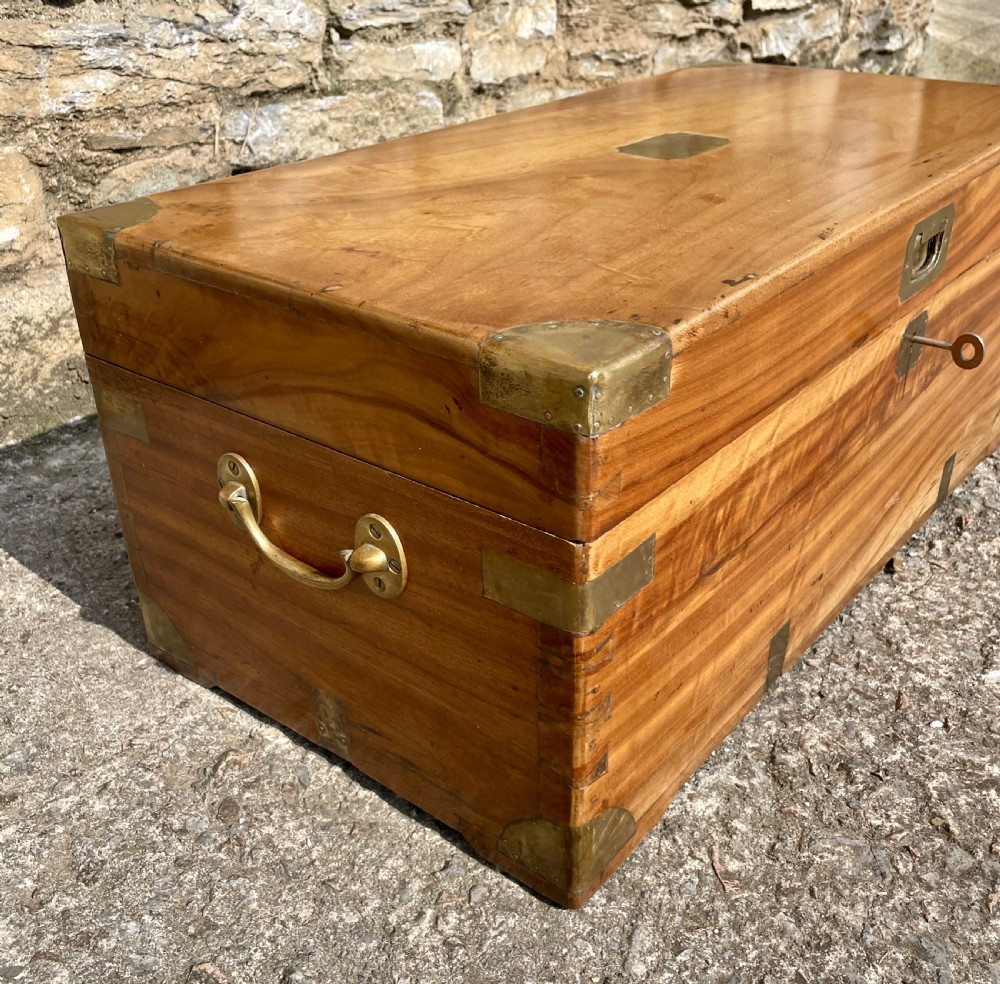 Antique Camphor Military Box View XV