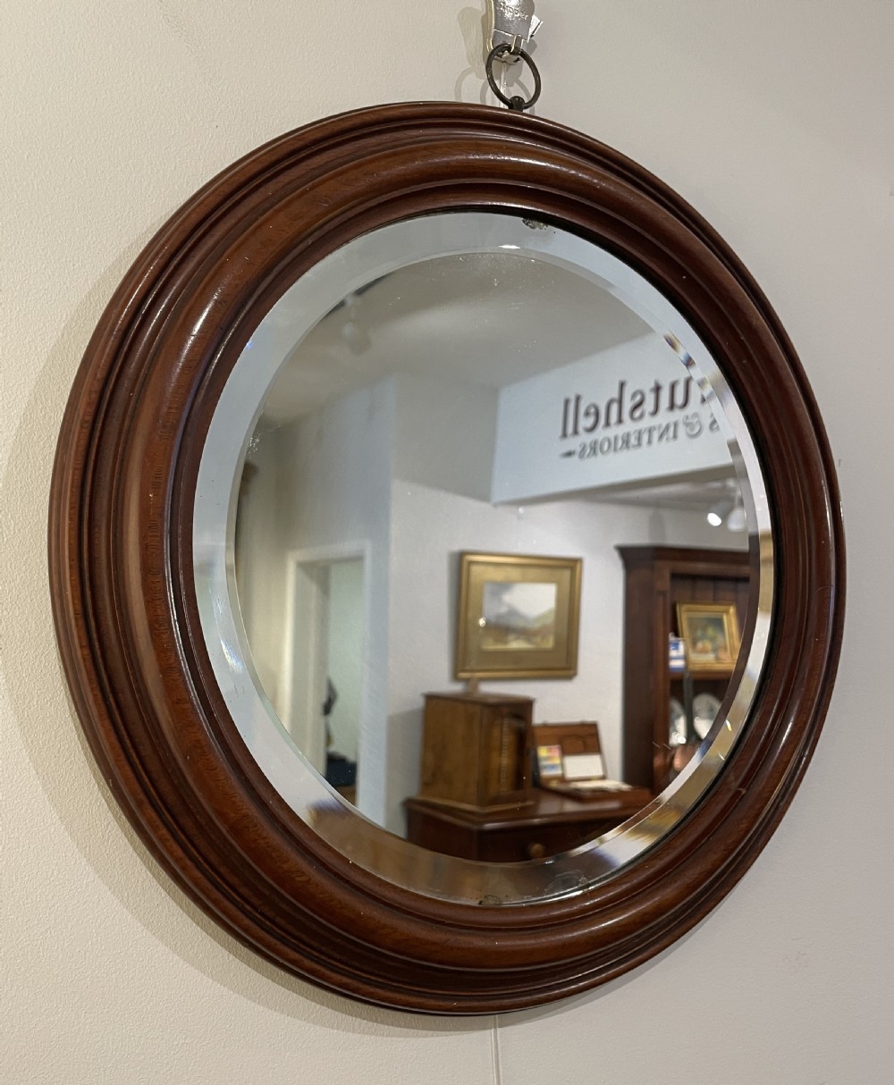 Victorian Mahogany Framed Mirror by Drew & Cadman View II