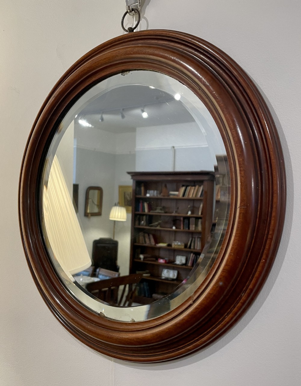 Victorian Mahogany Framed Mirror by Drew & Cadman View IV