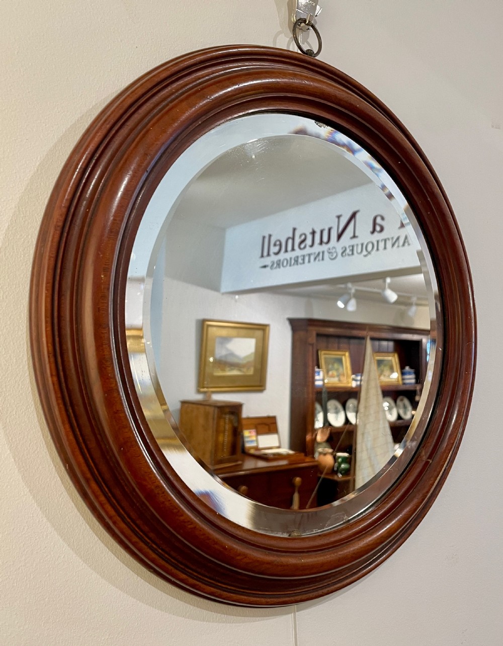 Victorian Mahogany Framed Mirror by Drew & Cadman View VI
