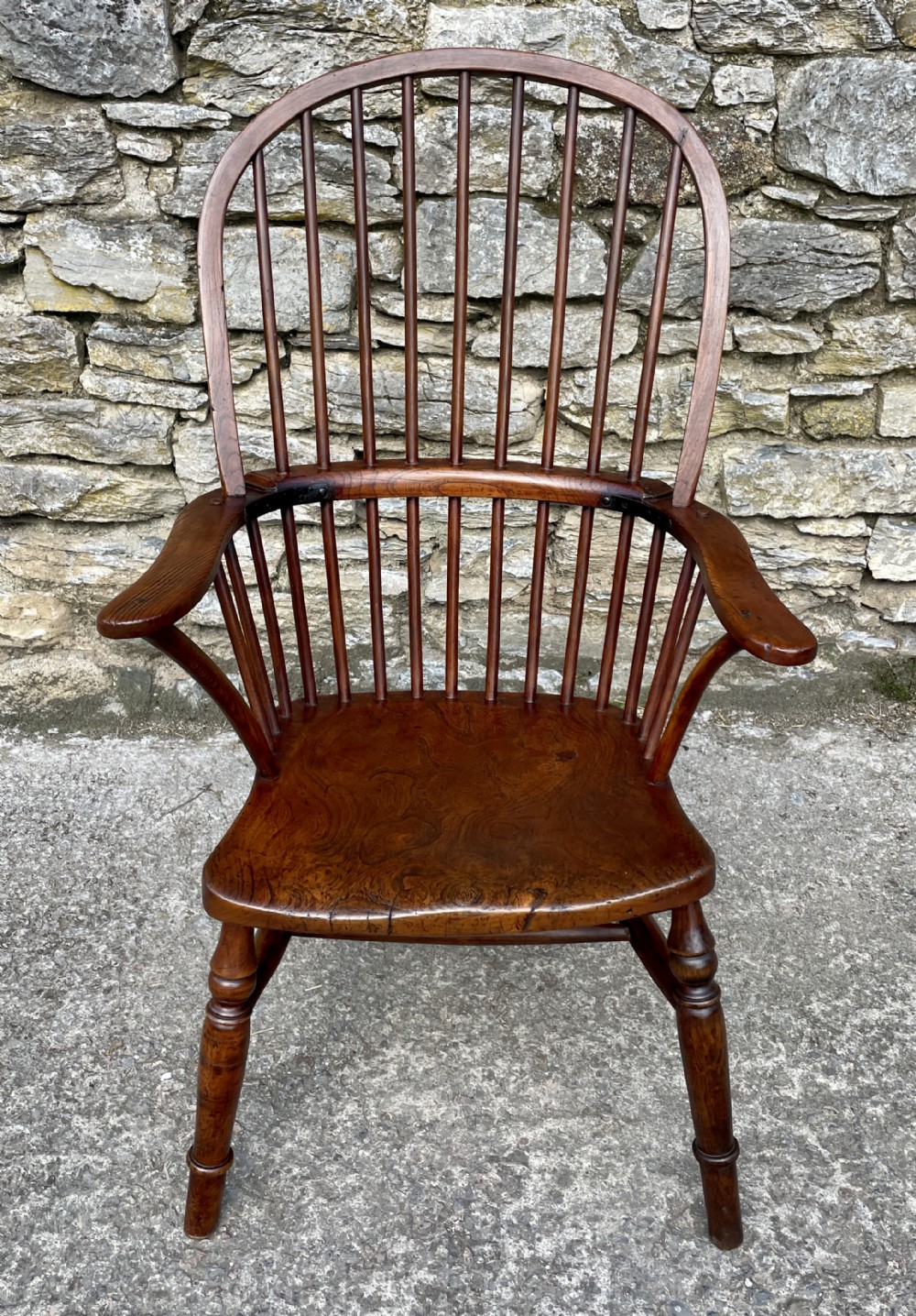 Antique Westcountry Stick Back Windsor Chair