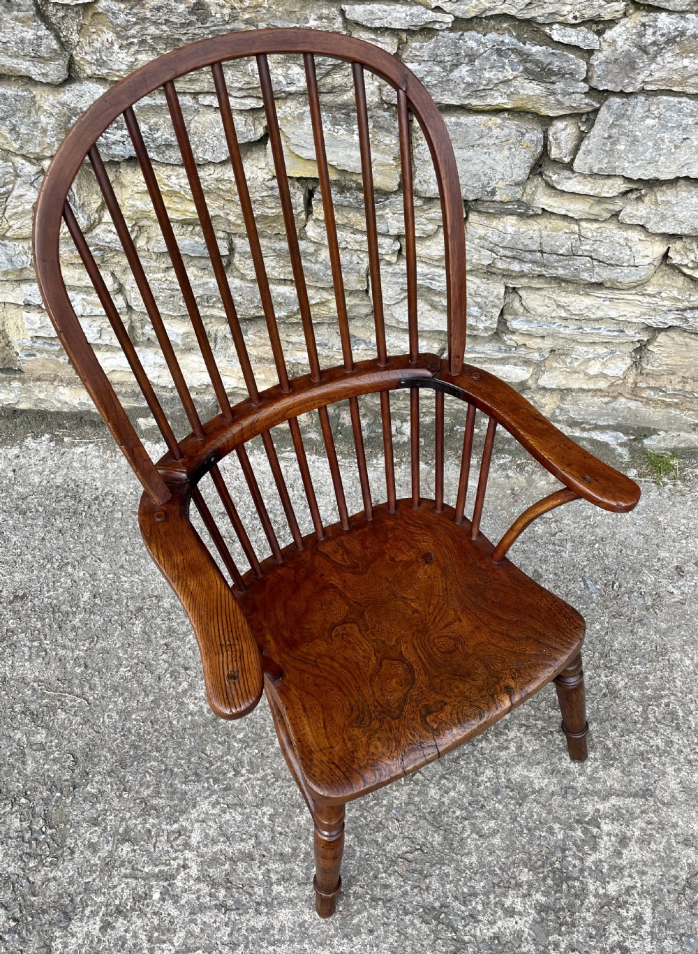 Antique Westcountry Stick Back Windsor Chair View XIII