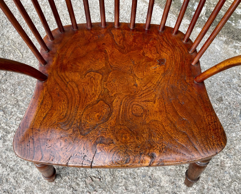 Antique Westcountry Stick Back Windsor Chair View XIV