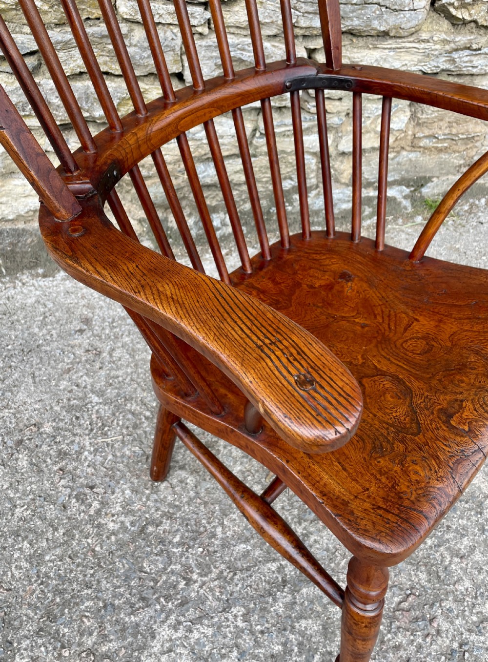Antique Westcountry Stick Back Windsor Chair View XVIII