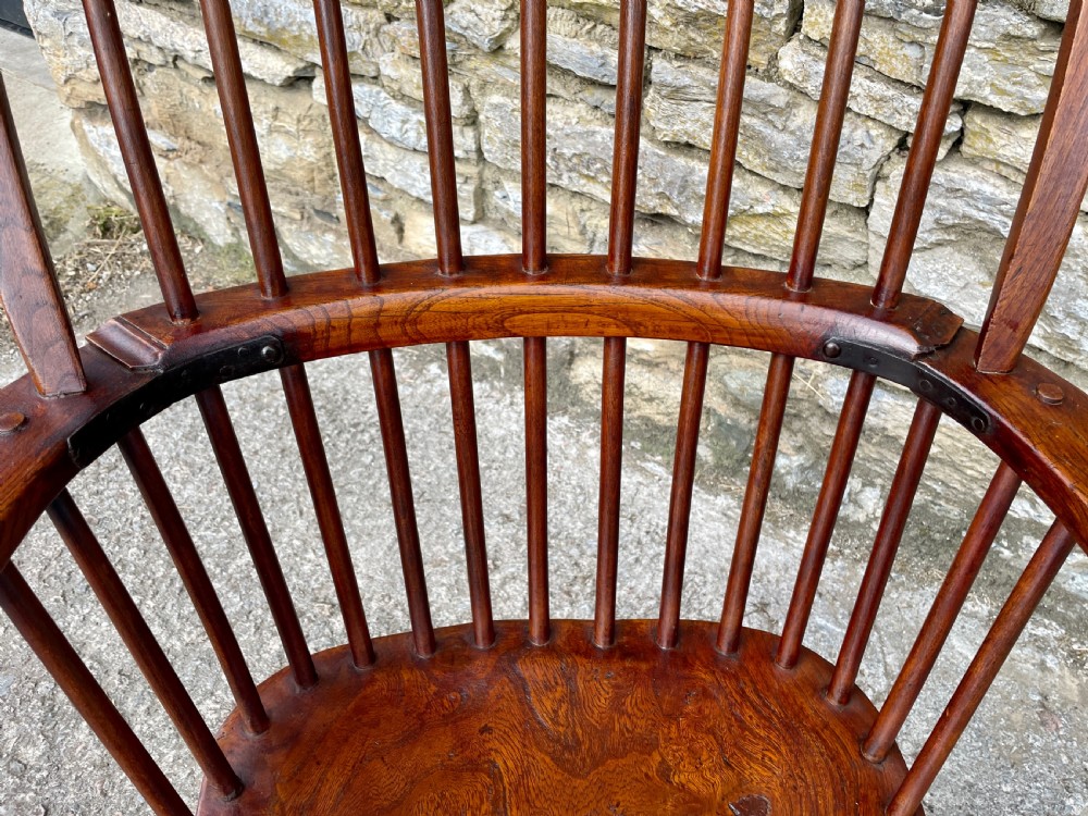 Antique Westcountry Stick Back Windsor Chair View XX