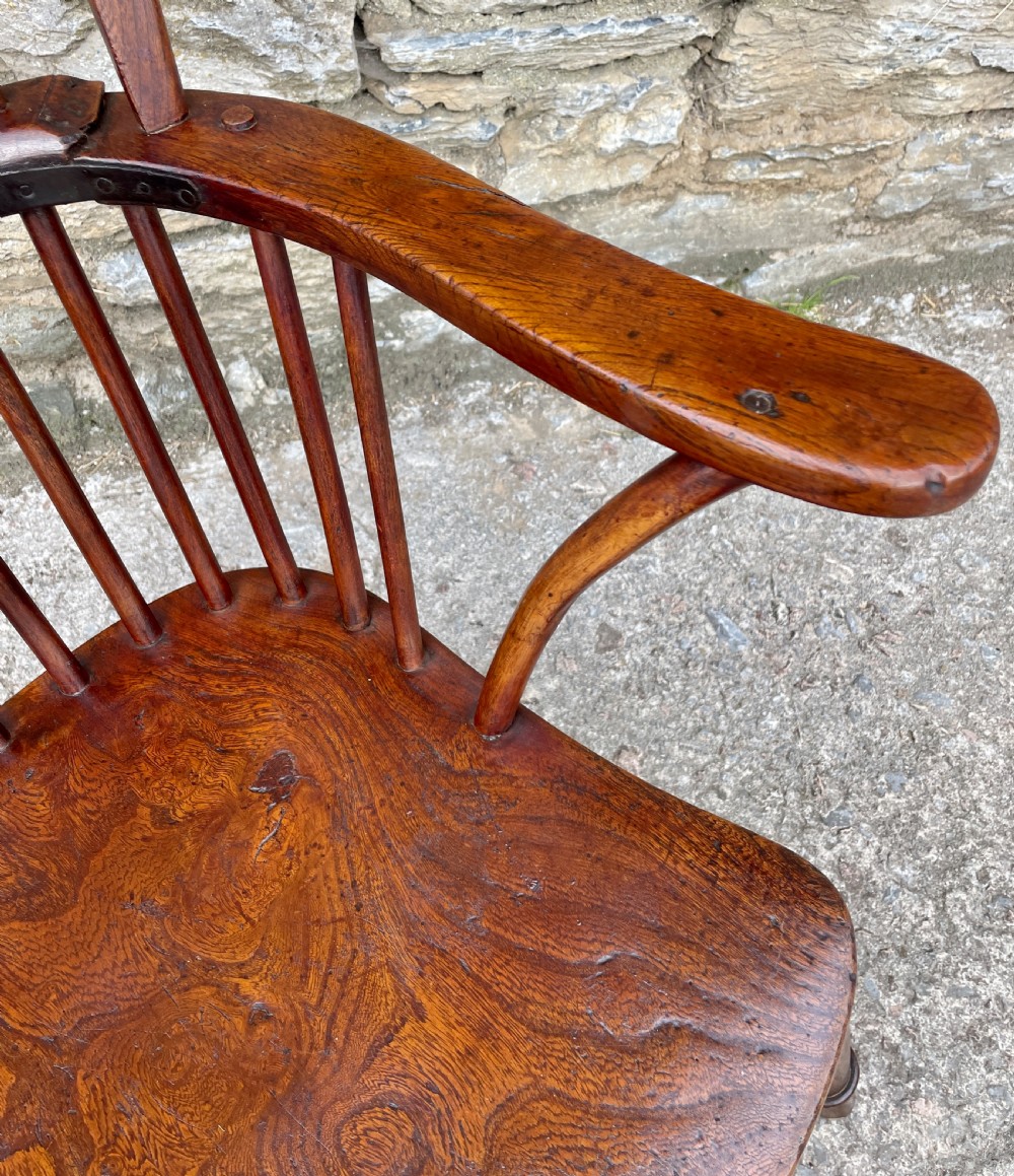 Antique Westcountry Stick Back Windsor Chair View XXIII