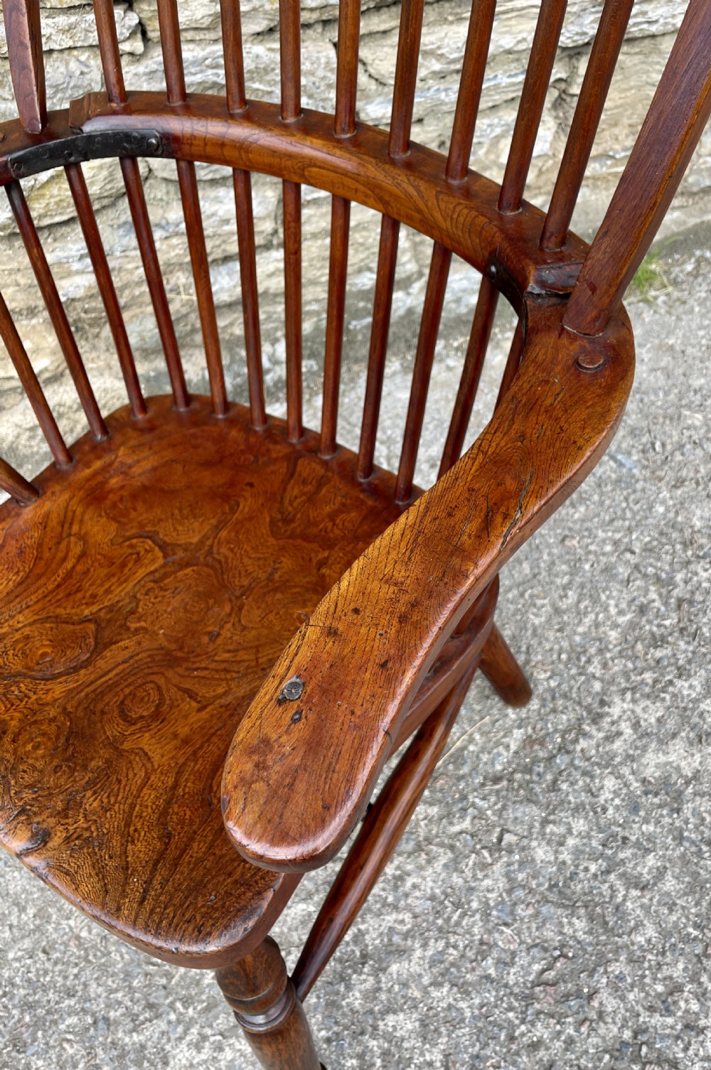 Antique Westcountry Stick Back Windsor Chair View XXV