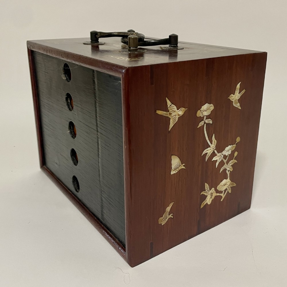 Vintage Bone & Bamboo Mahjong Set View VI