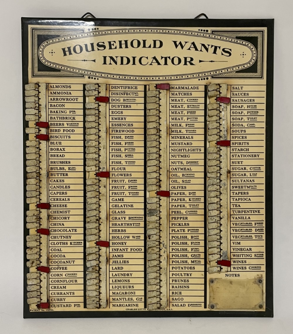 Antique Household Indicator