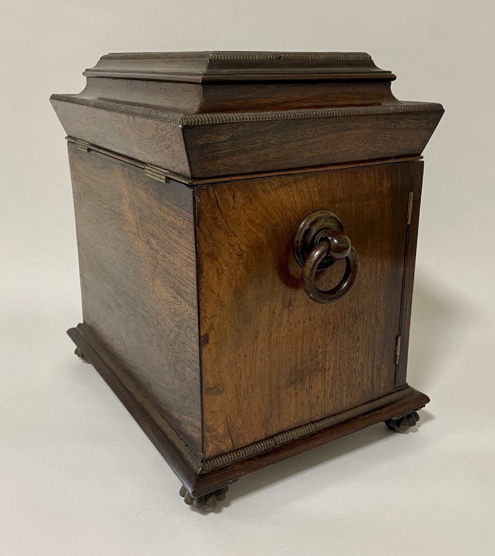 William IV Rosewood Pagoda Table Cabinet View VIII