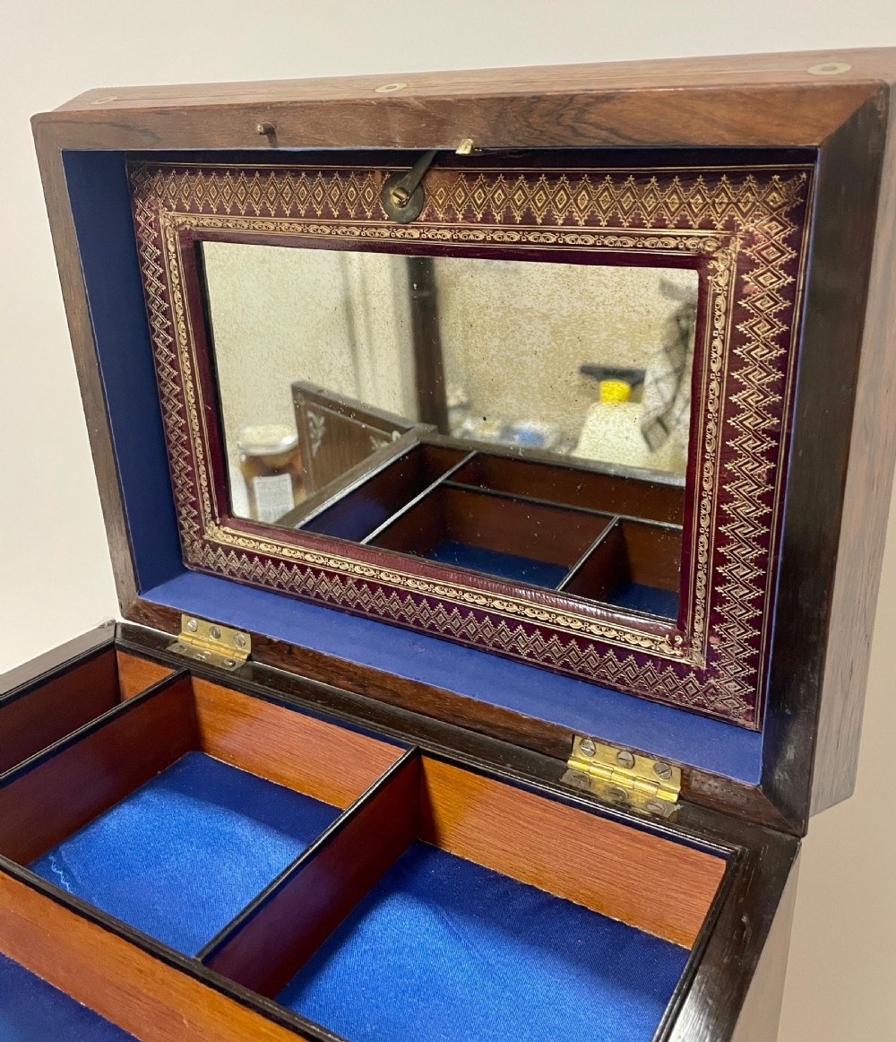 William IV Rosewood Pagoda Table Cabinet View XVII