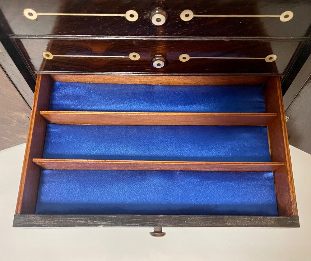 William IV Rosewood Pagoda Table Cabinet View XX