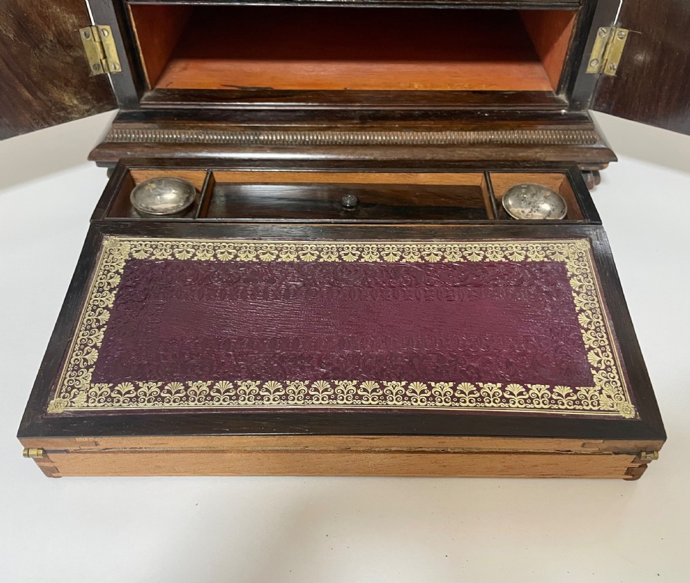 William IV Rosewood Pagoda Table Cabinet View XXVII