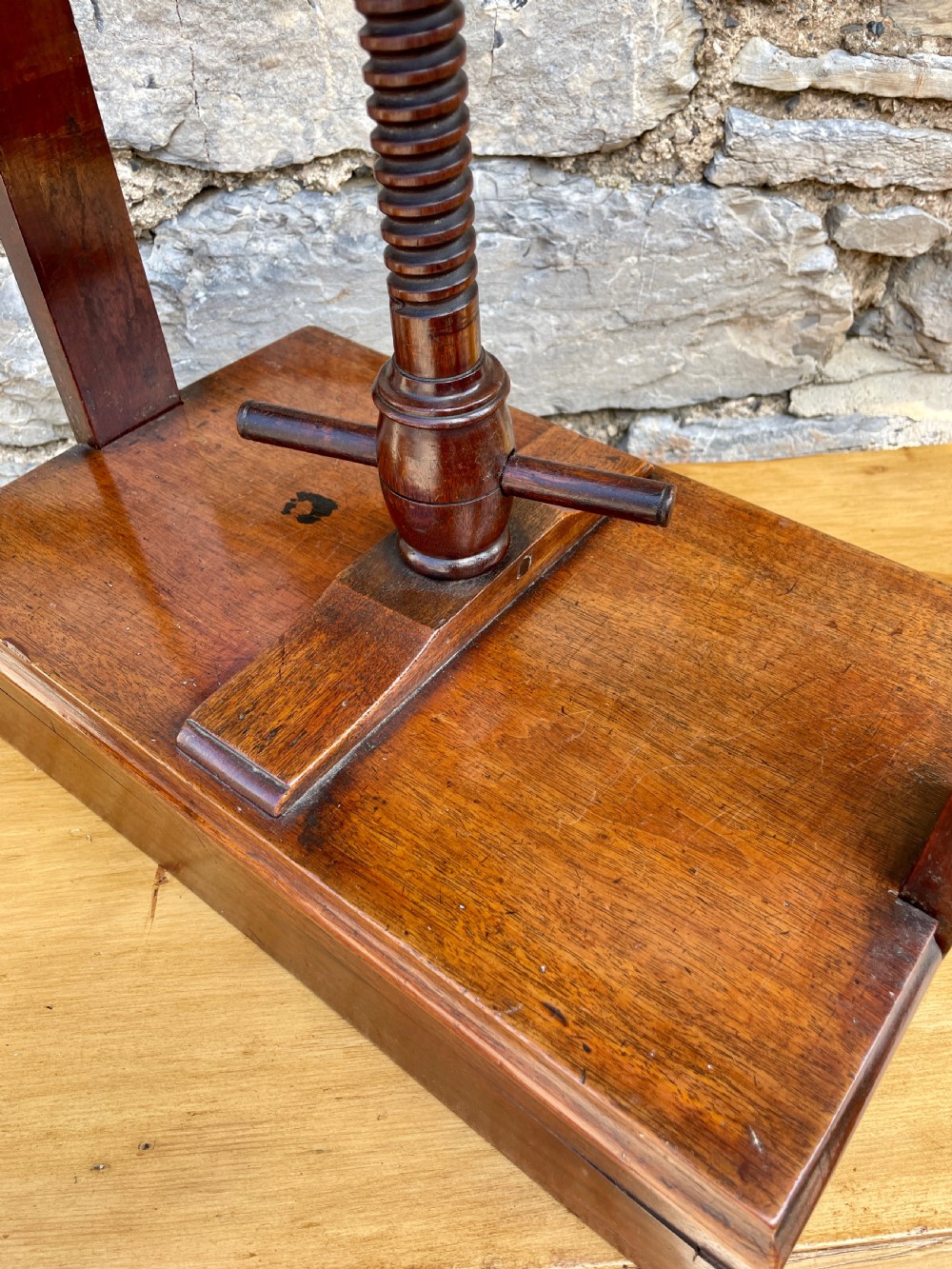 Georgian Mahogany Flower Press View XII