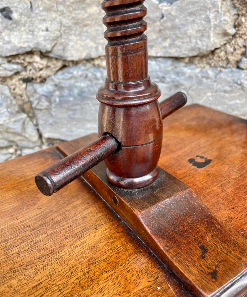 Georgian Mahogany Flower Press View XV