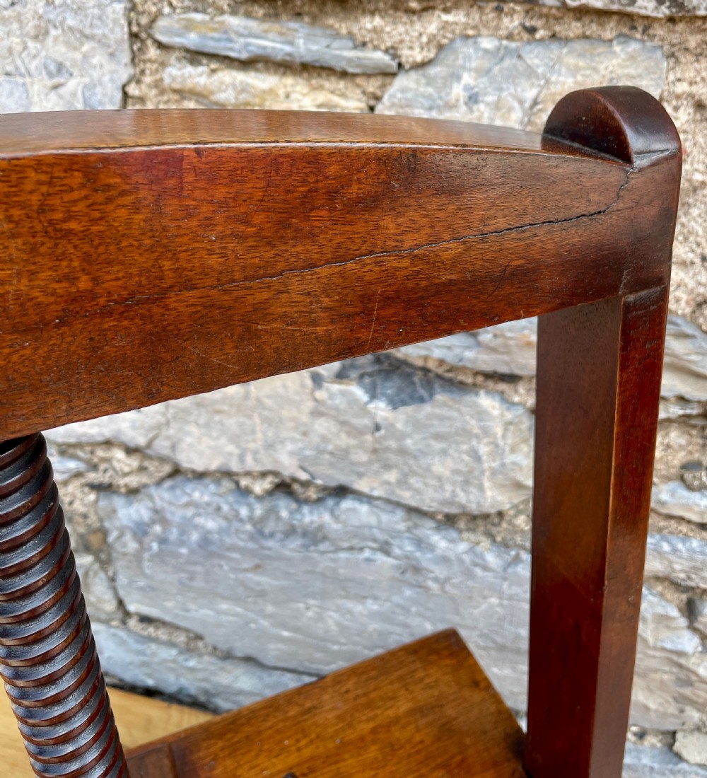 Georgian Mahogany Flower Press View XVII