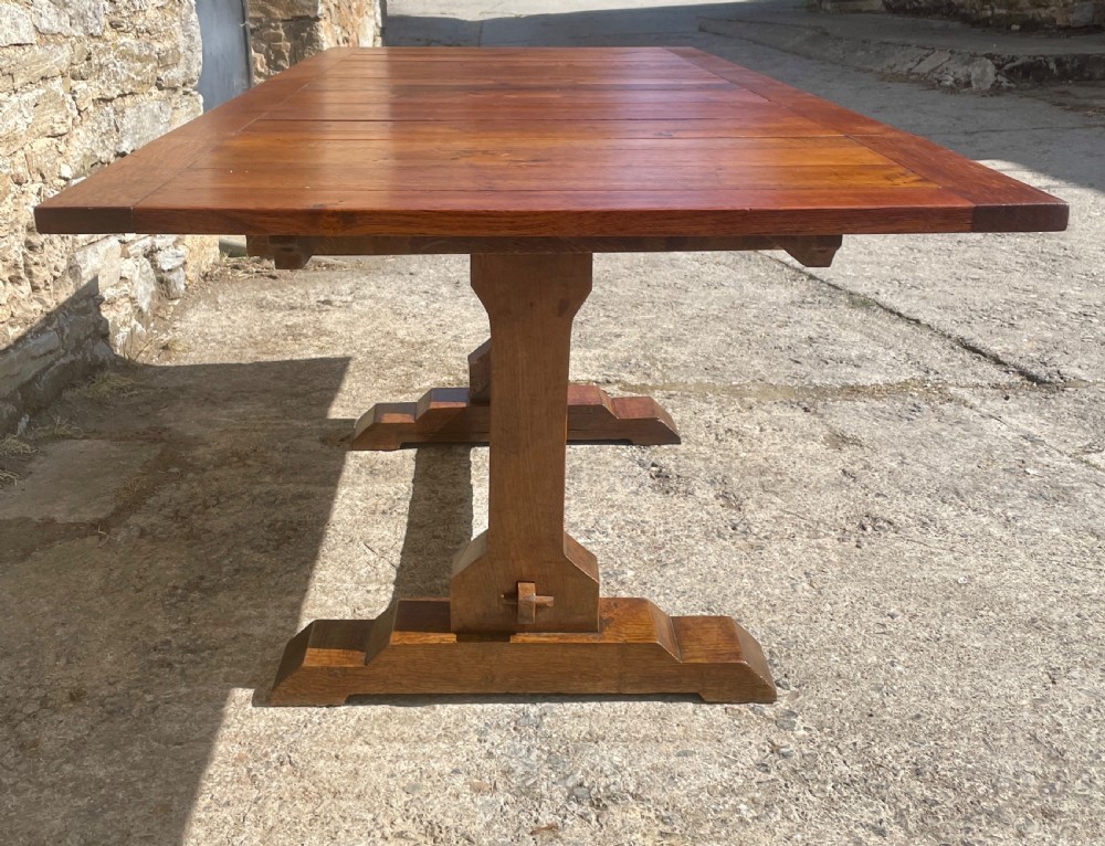 Antique Oak Extendable Draw-Leaf Table View VIII