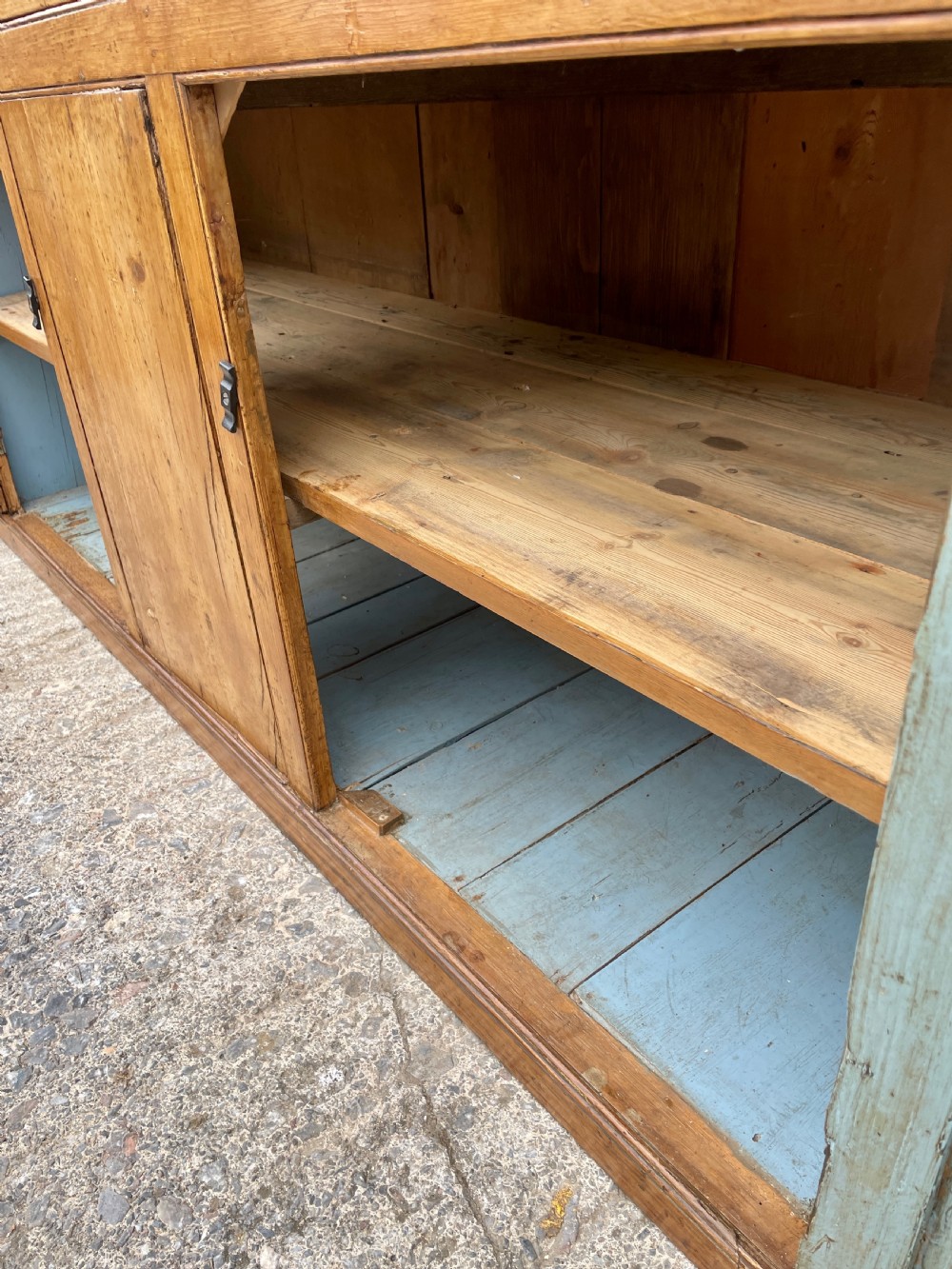 Antique Westcountry Pine Dresser Base View XXII