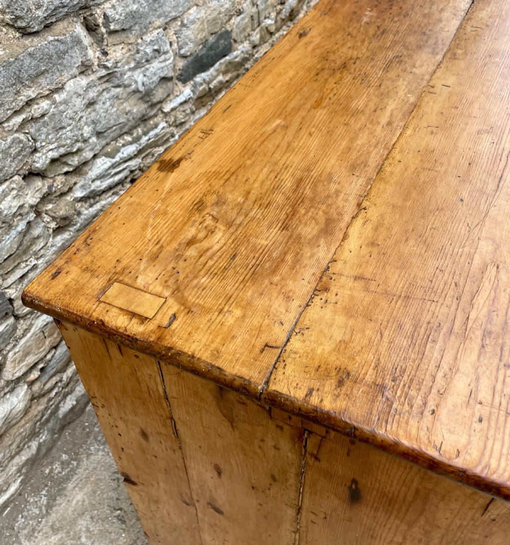 Antique Westcountry Pine Dresser Base View XXVI