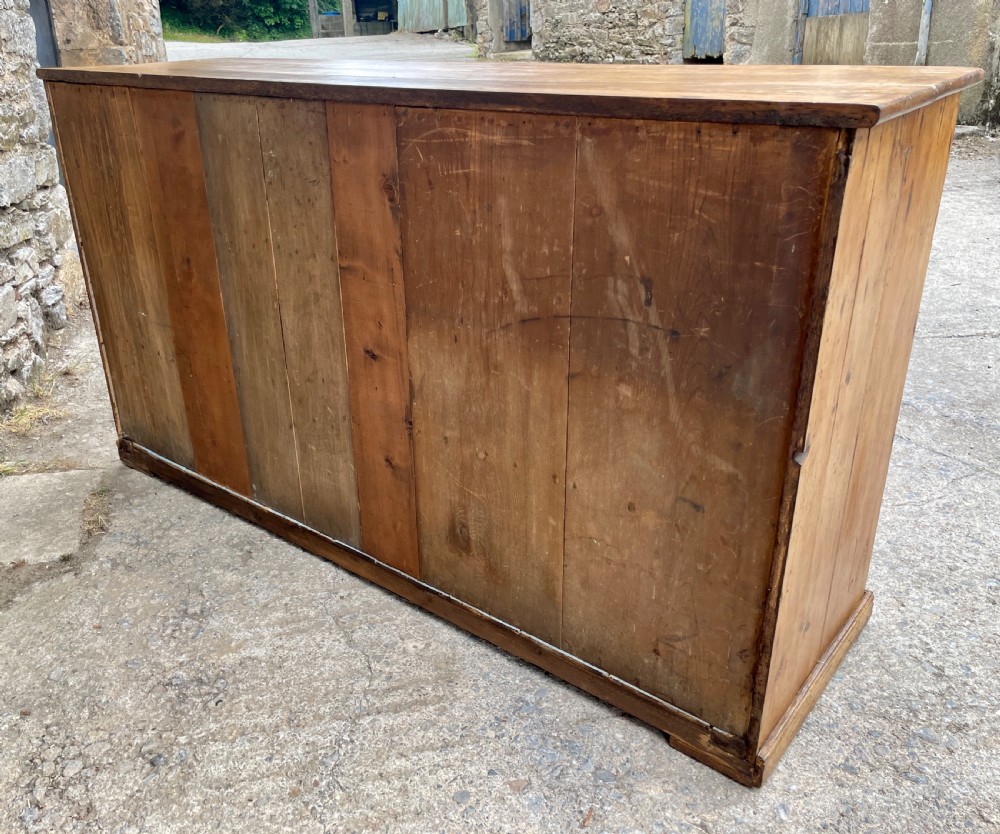 Antique Westcountry Pine Dresser Base View XXIX