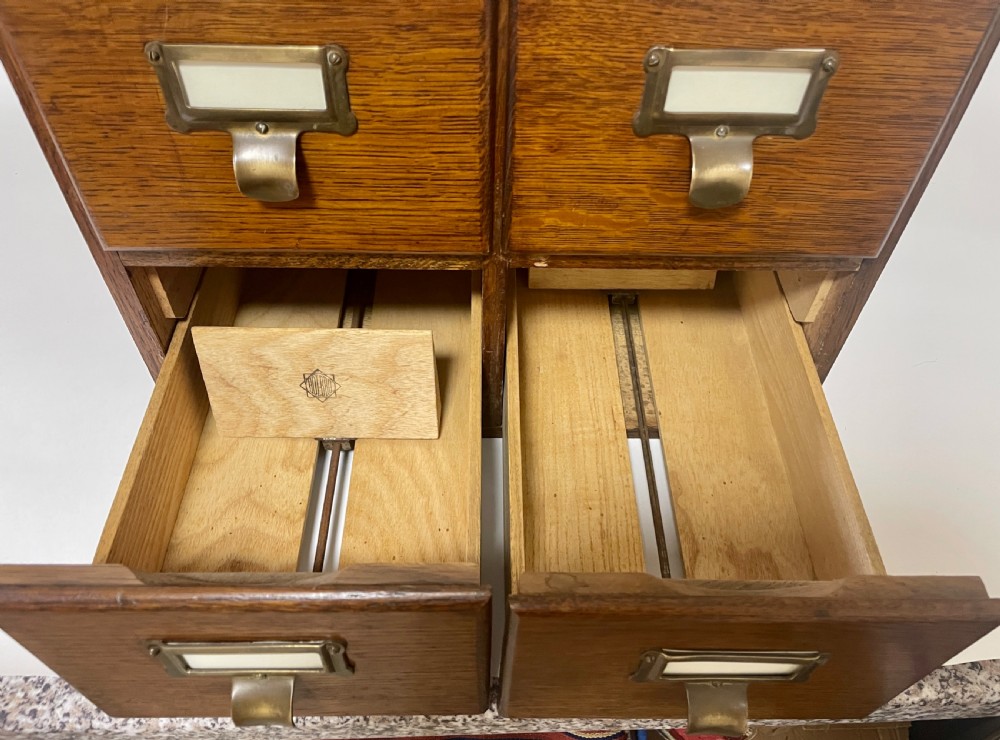 Antique Oak Filing Drawers View VIII