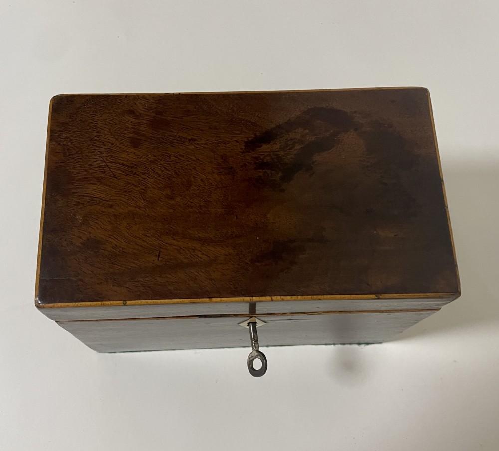 Georgian Mahogany Tea Caddy View VIII