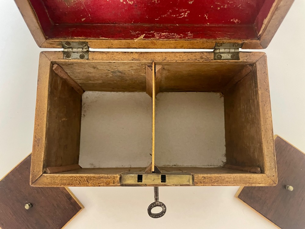 Georgian Mahogany Tea Caddy View XIV