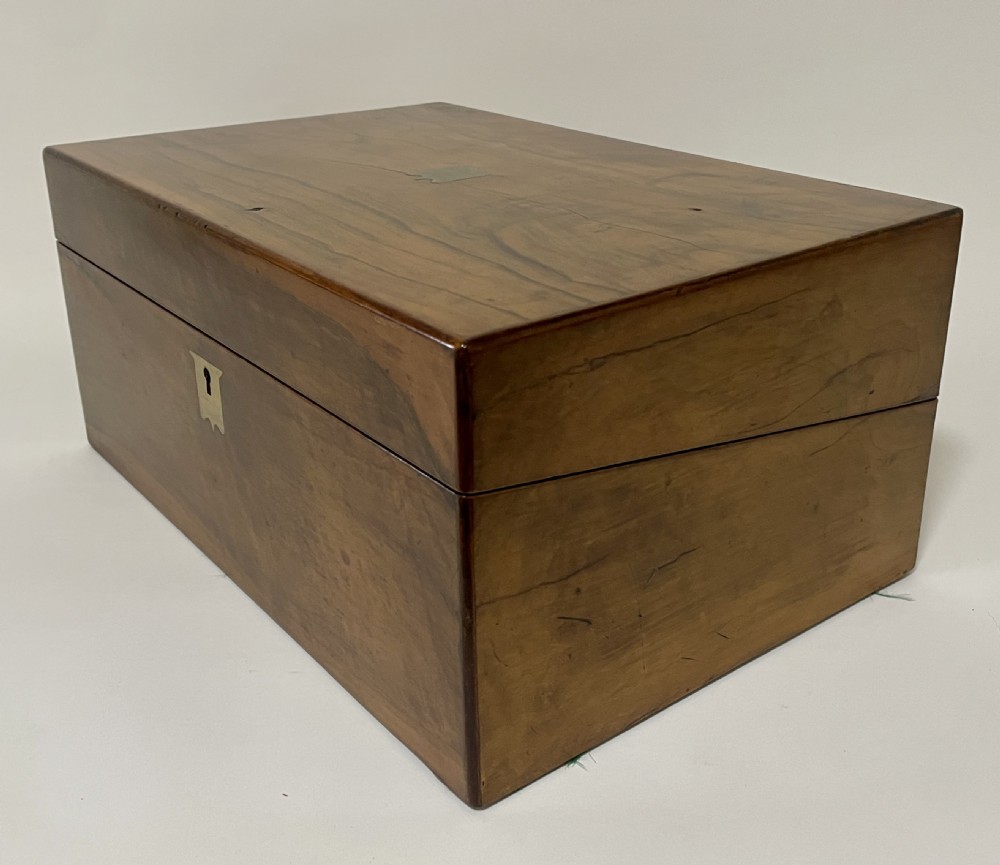 Victorian Walnut Writing Slope View IV