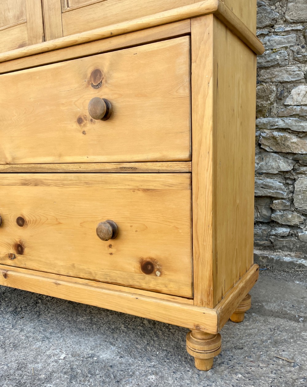 Antique Pine Housekeepers Cupboard View VIII